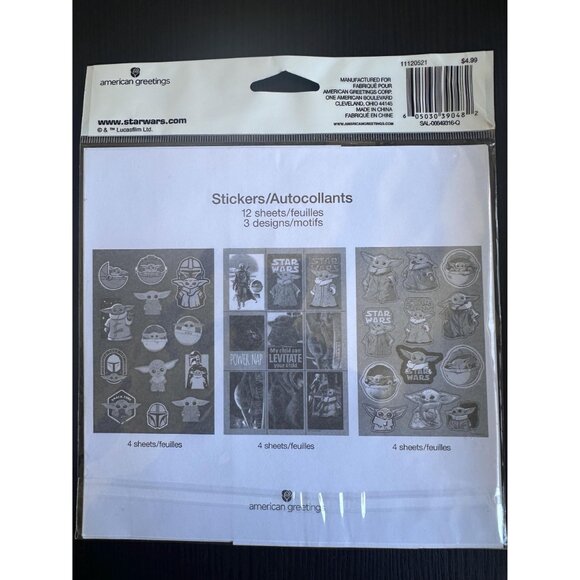 Grogu sticker pack (136 pcs) + bubble pop pencil case! Fun stationery - Picture 4 of 10